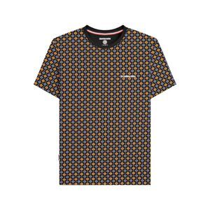 Tommy Bahama Black & Yellow Geo Print Short Sleeve Tee